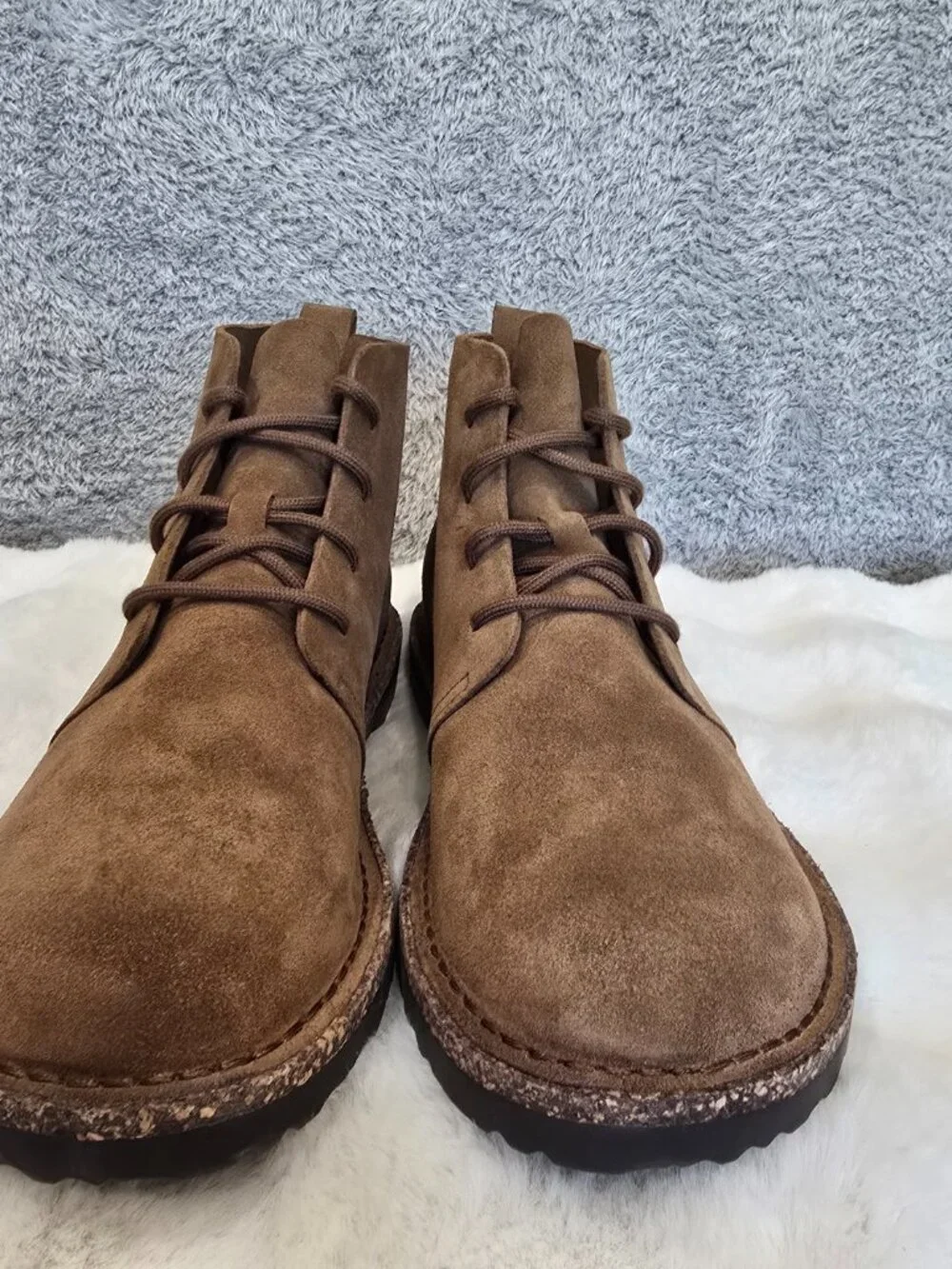 Birkenstock Uppsala Mid Dark Tea Brown Suede Men's Size 43 Regular/Wide or US 10